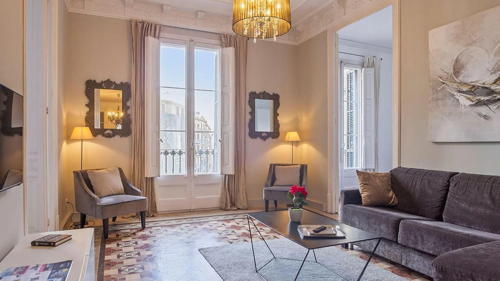 Villa Luxurious Apartment For 9 People Recently Renovated In The Center Of Barcelone Espagne